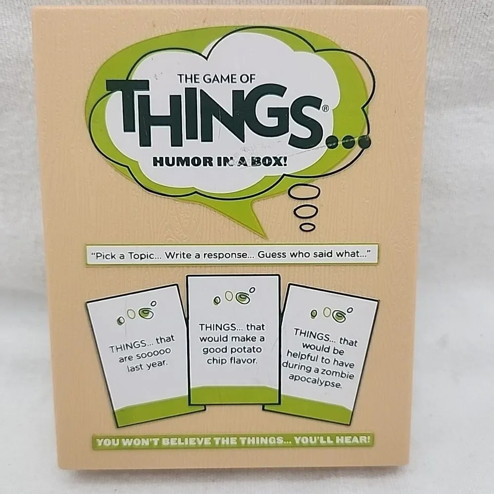 Game Of Things Humor In A Box Parker Brothers Party Cards Expansion Deck NEW